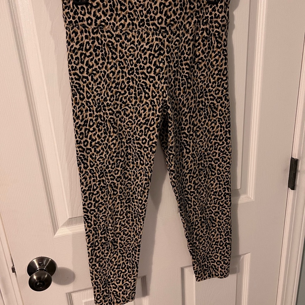 Capri legging J. crew leopard size medium